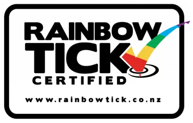 Rainbow Tick logo